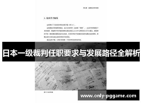 日本一级裁判任职要求与发展路径全解析